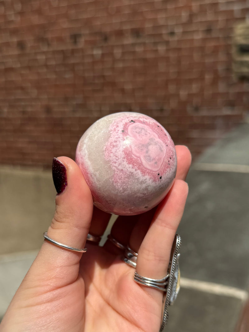 Rhodonite Sphere