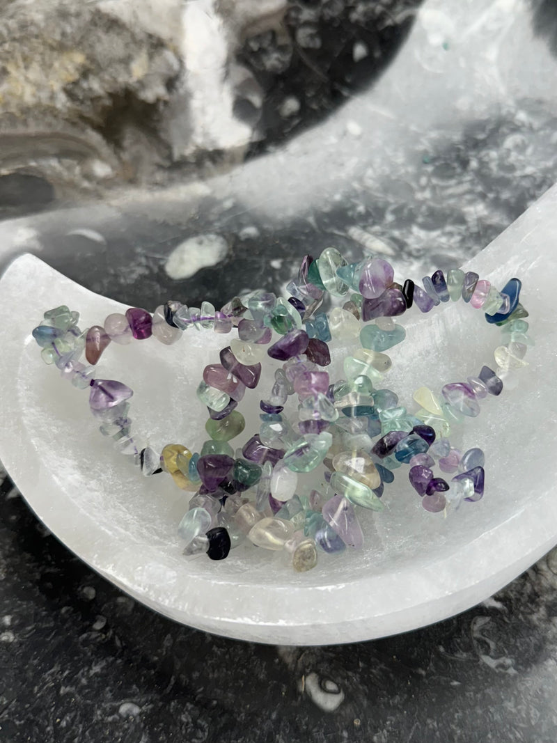 Fluorite Chip Bracelet