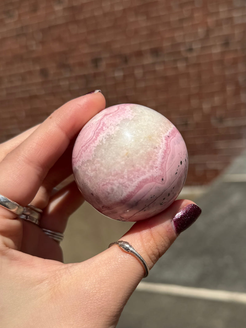 Rhodonite Sphere