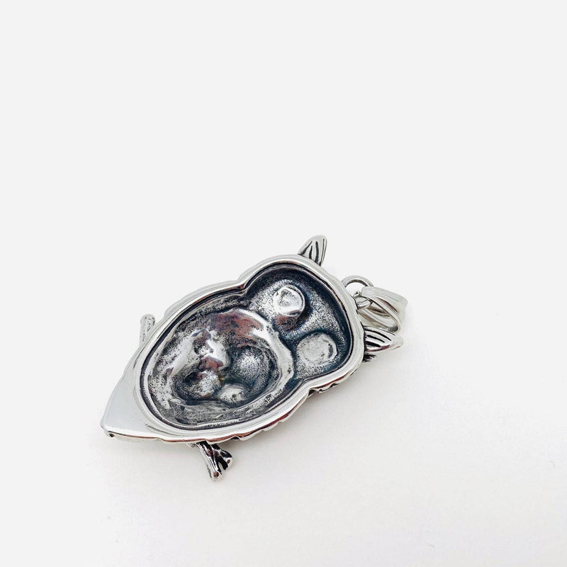Owl Skull Stainless Steel Pendant