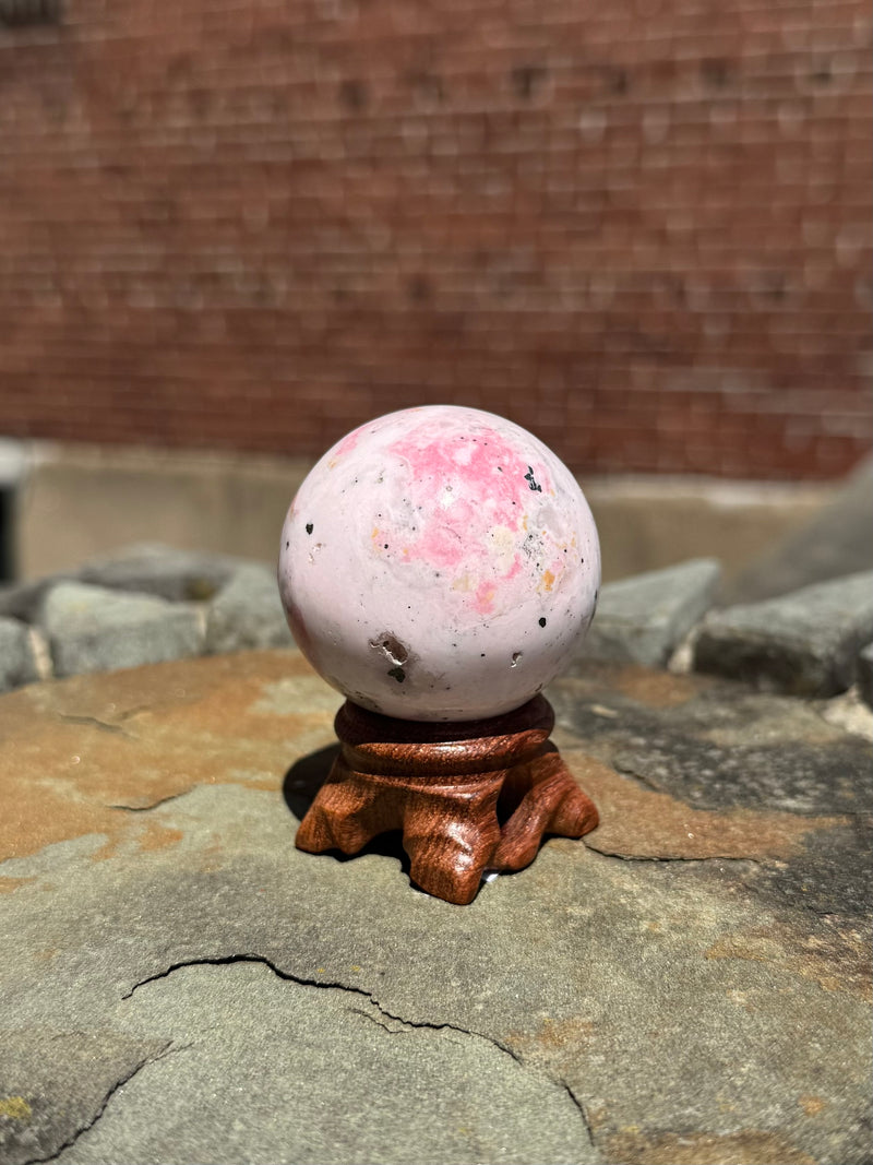 Rhodonite Sphere