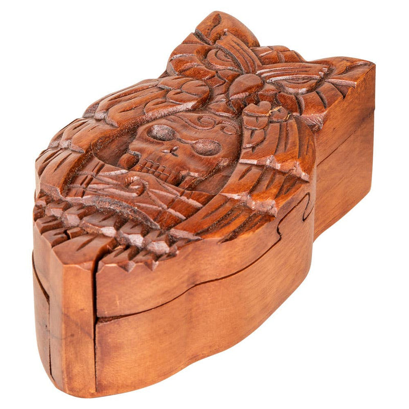 OWL SKULL PUZZLE BOX