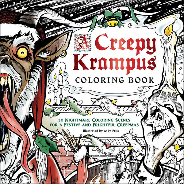 Creepy Krampus Coloring Book Illustrated by Andy Price