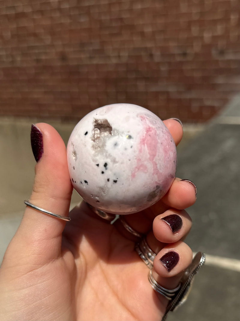 Rhodonite Sphere
