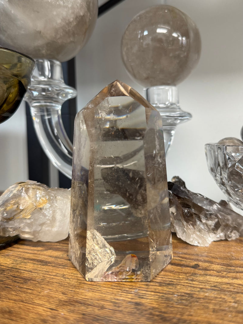 Smoky Quartz Crystal Tower