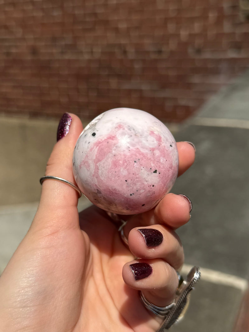 Rhodonite Sphere