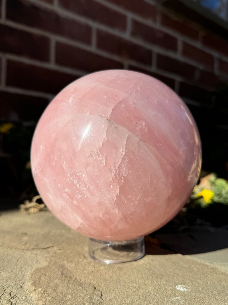 Rose Quartz Crystal Sphere