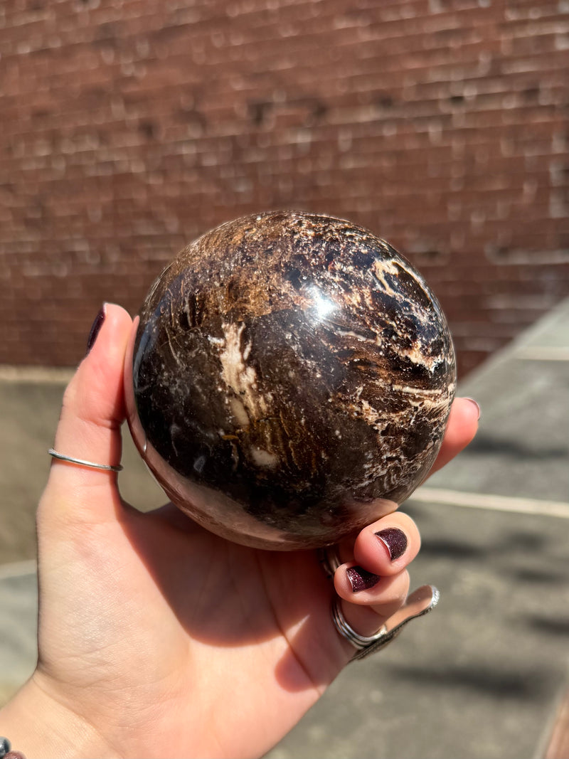 Black Opal Sphere