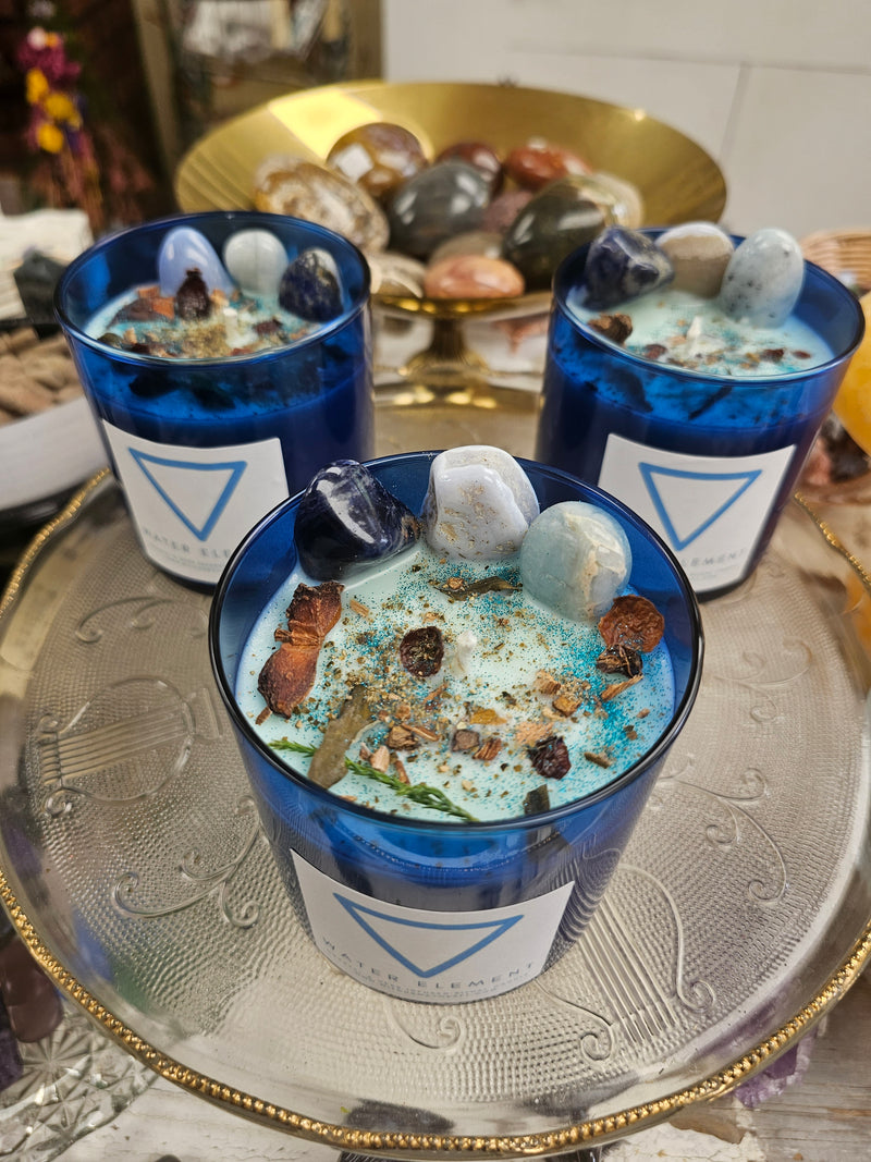 Water Element Ritual Candle