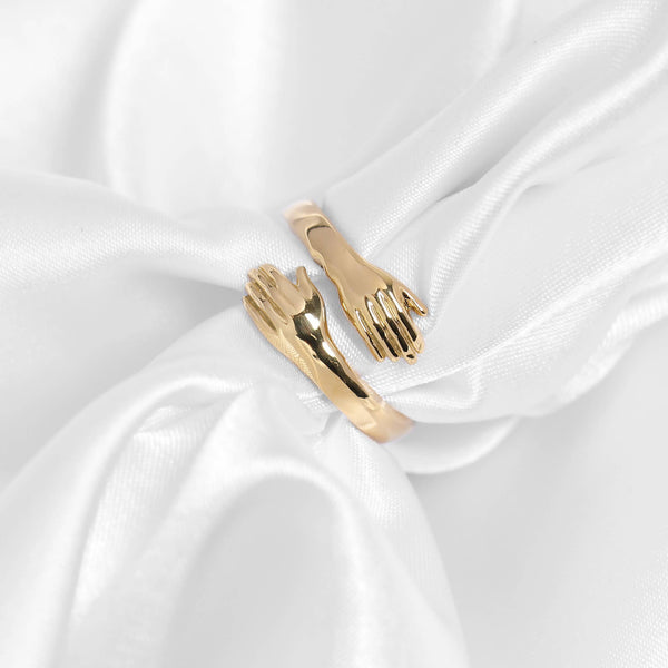 18K Plated Gold Hug Ring