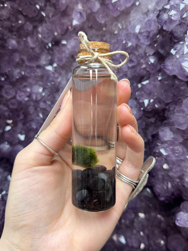 Marimo Moss Ball - Smoky Quartz
