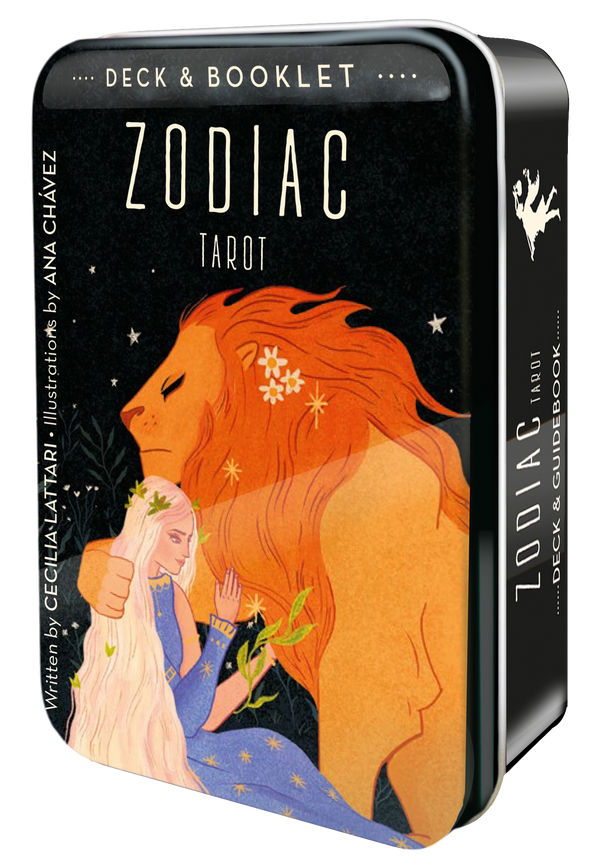 Zodiac Tarot in a tin