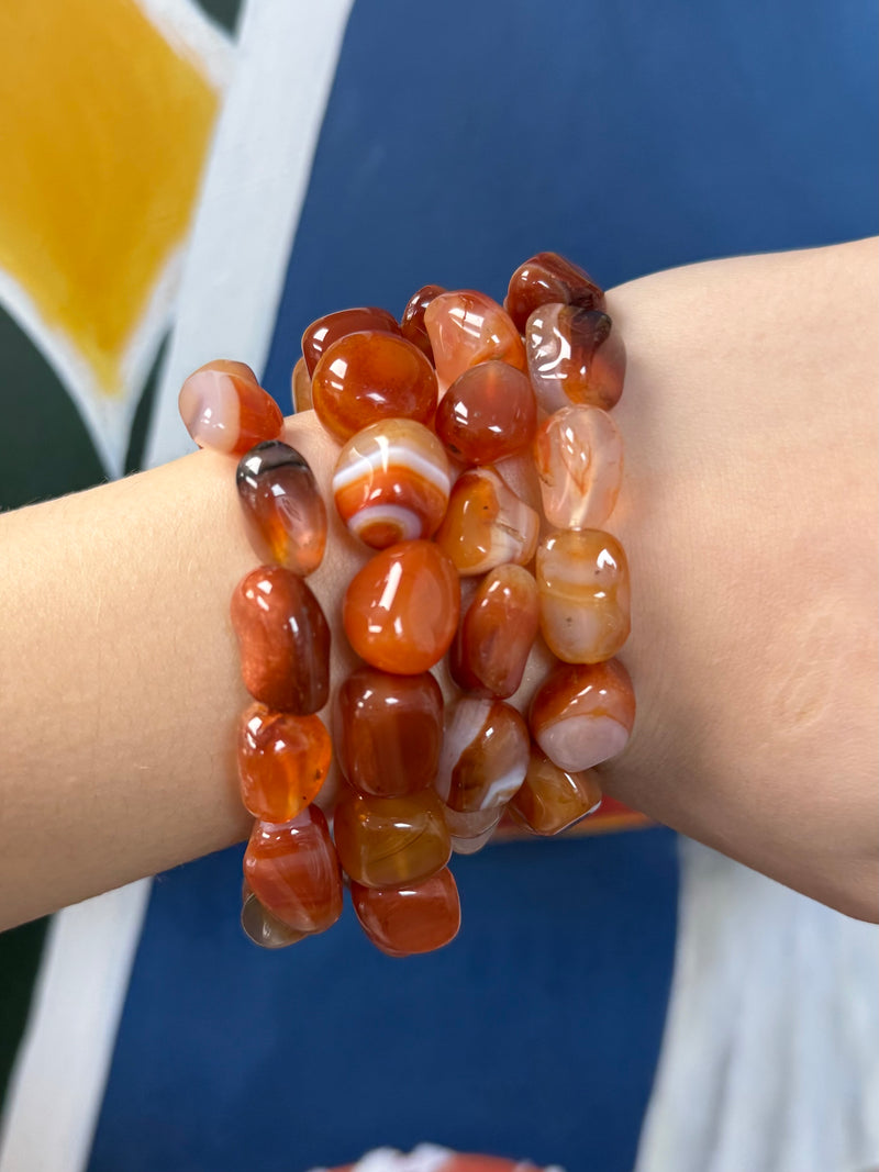 Tumbled Carnelian Bracelet