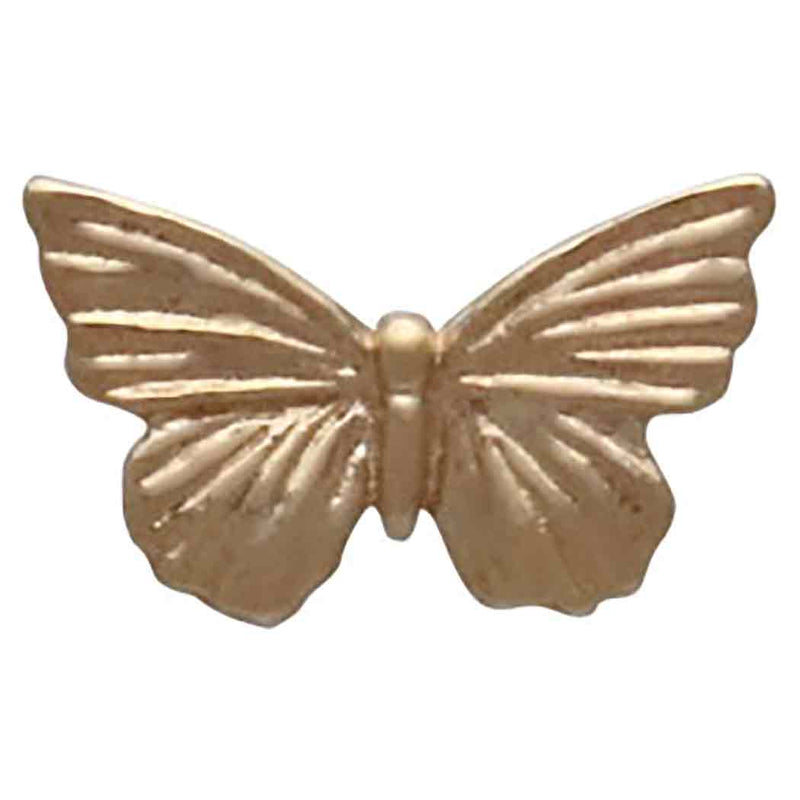 Bronze Textured Butterfly Post Earrings