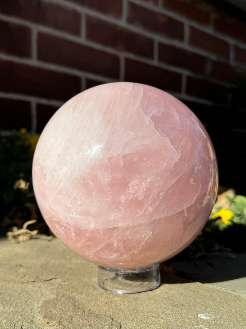 Rose Quartz Crystal Sphere