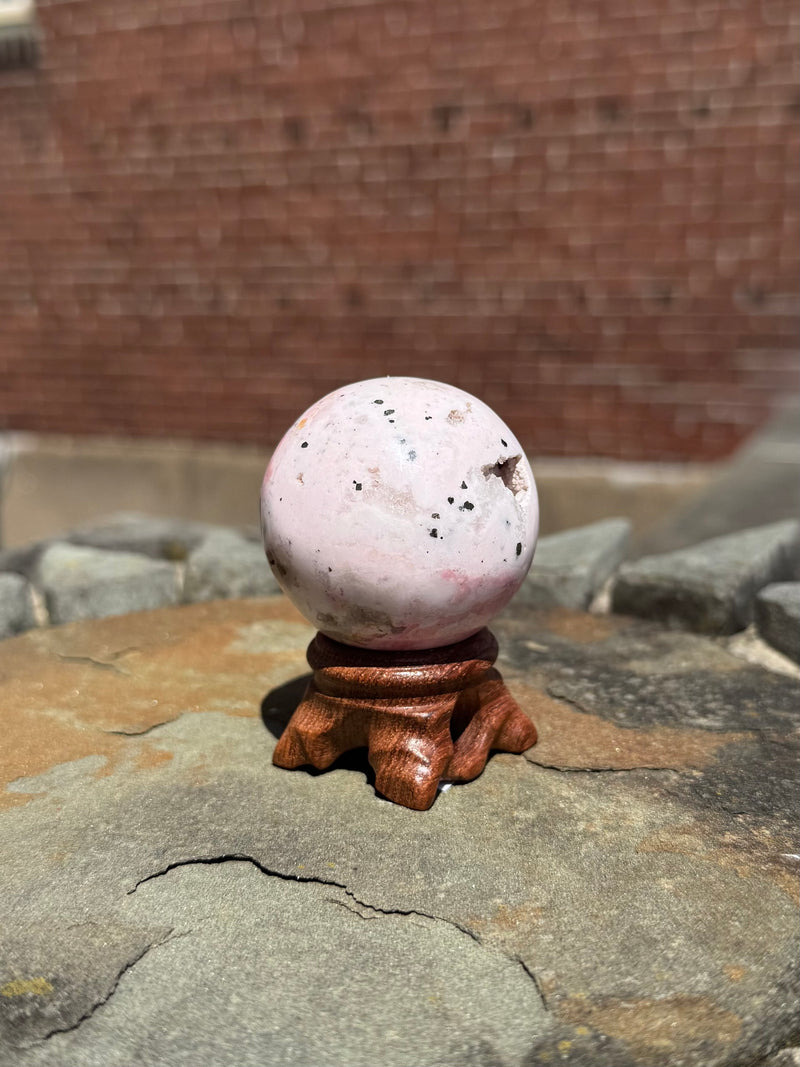 Rhodonite Sphere
