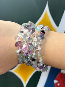 Fluorite Chip Bracelet