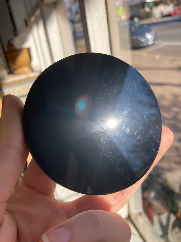 Obsidian Scrying Mirror 3 inches