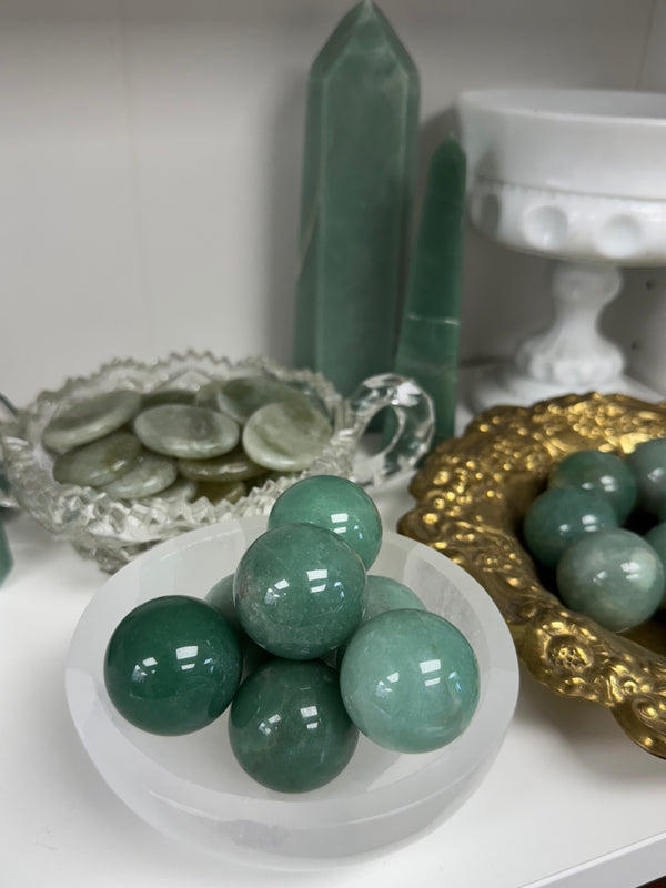 Green Aventurine 1” Mini Sphere