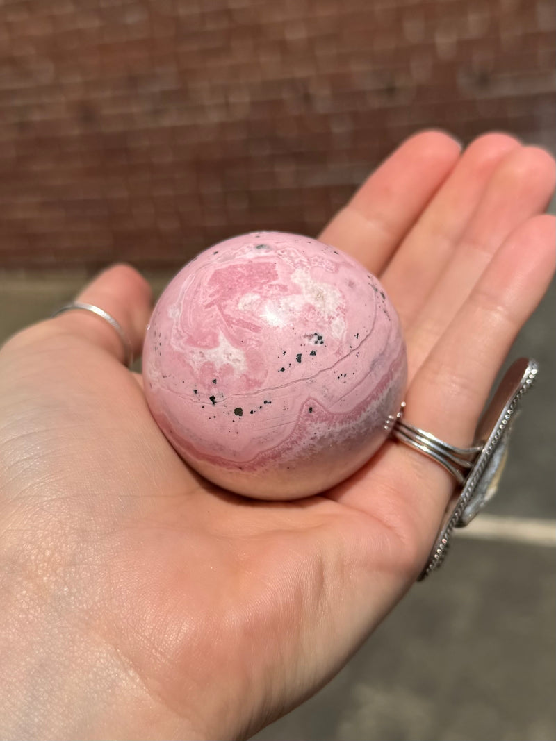 Rhodonite Sphere