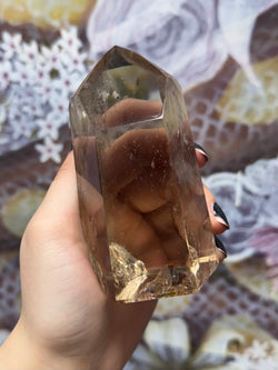 Smoky Quartz Crystal Tower