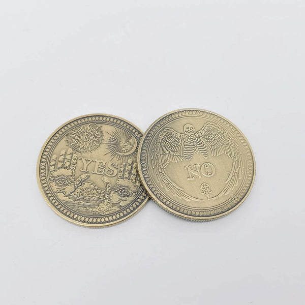 Yes/No Mysterious Emblem Decision Keepsake Coin