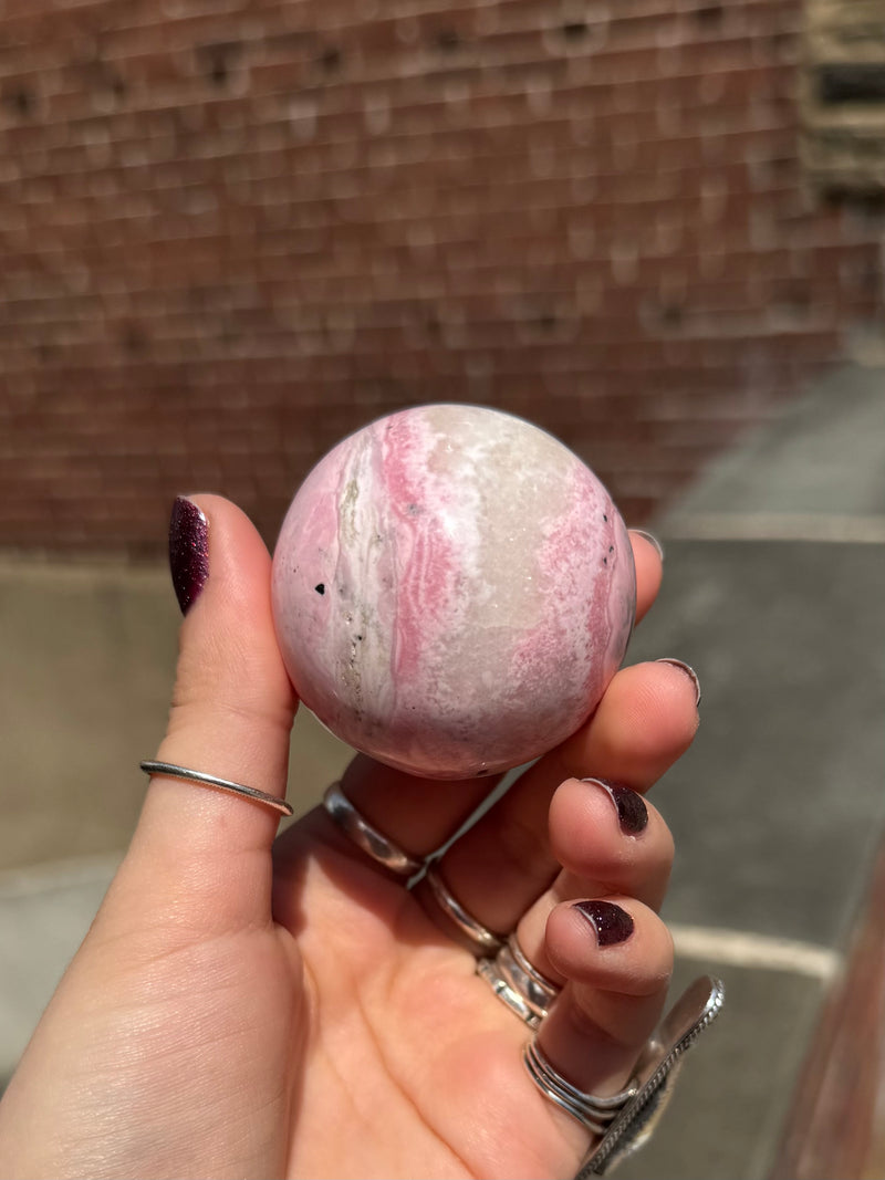 Rhodonite Sphere