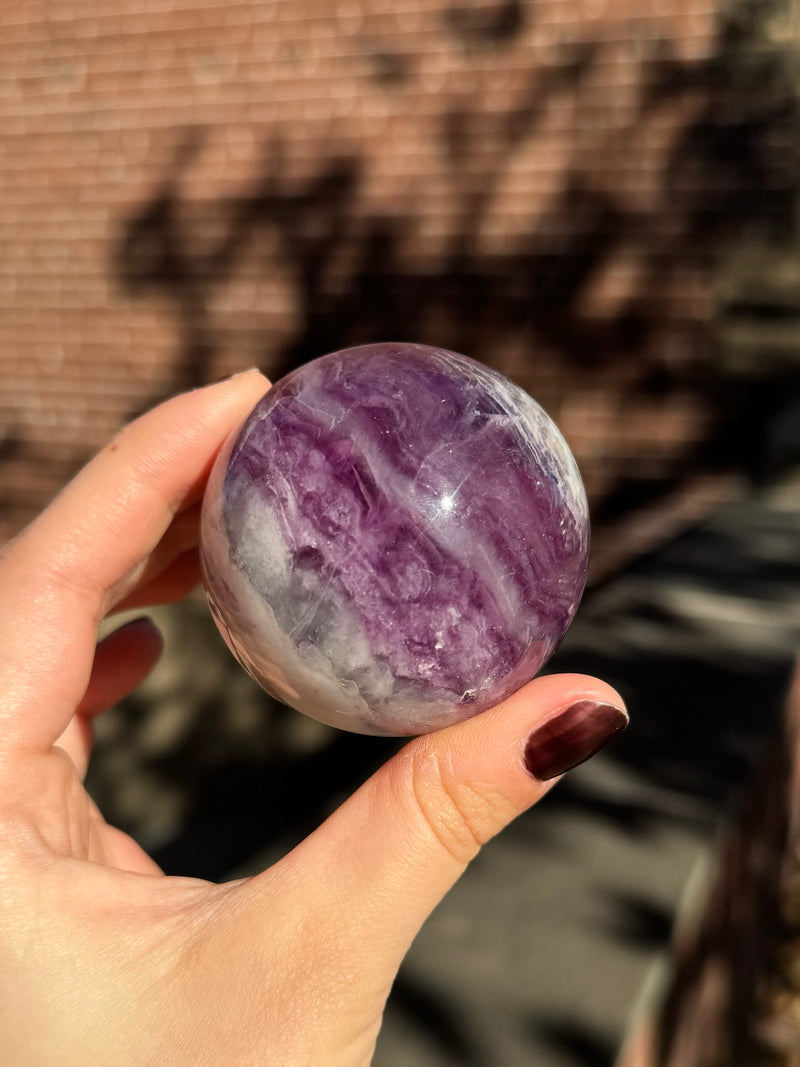 Fluorite Crystal Sphere