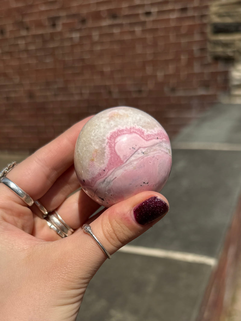 Rhodonite Sphere