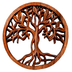 Tree Of Life Wooden Plaque - Nature-Inspired Design
