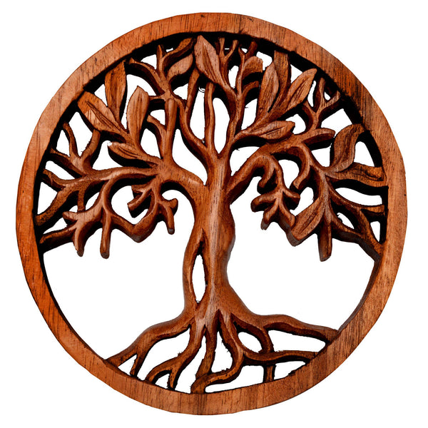 Tree Of Life Wooden Plaque - Nature-Inspired Design