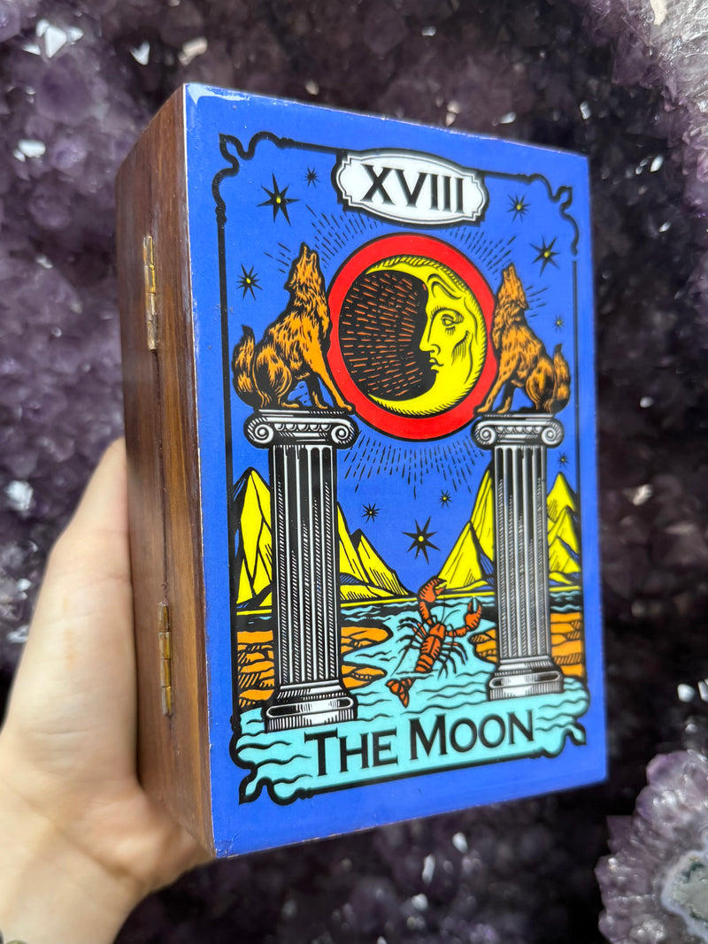 The Moon Tarot Card Box