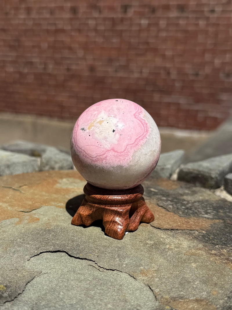 Rhodonite Sphere