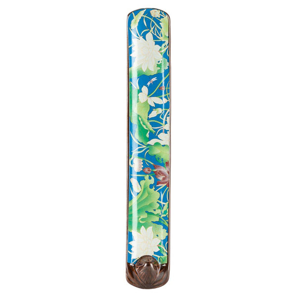 CERAMIC INCENSE BURNER WITH LOTUS FLOWERS