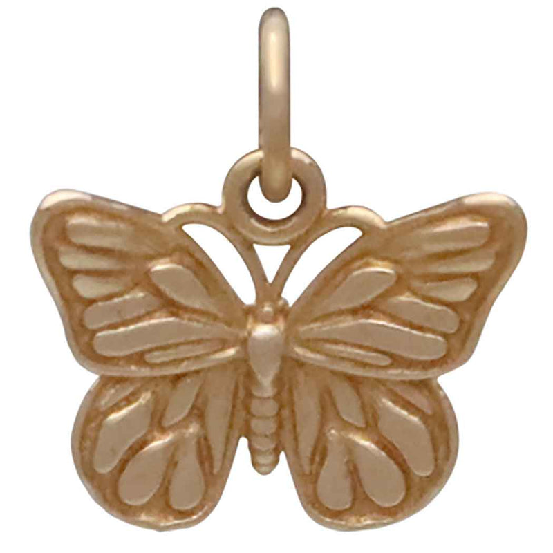 Bronze Monarch Butterfly Charm