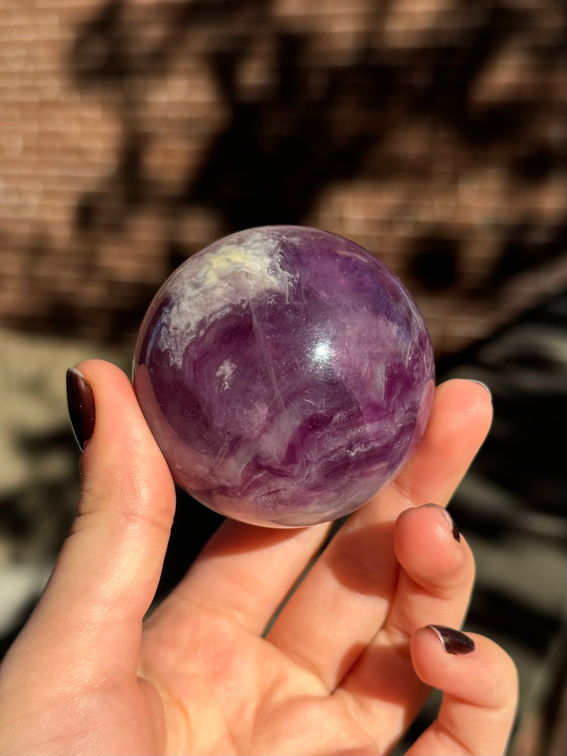 Fluorite Crystal Sphere