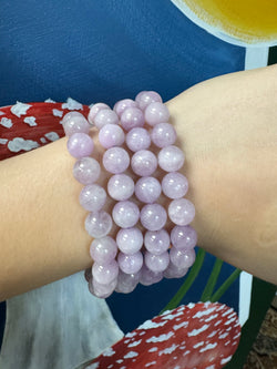 Kunzite Bracelet - 9-10mm