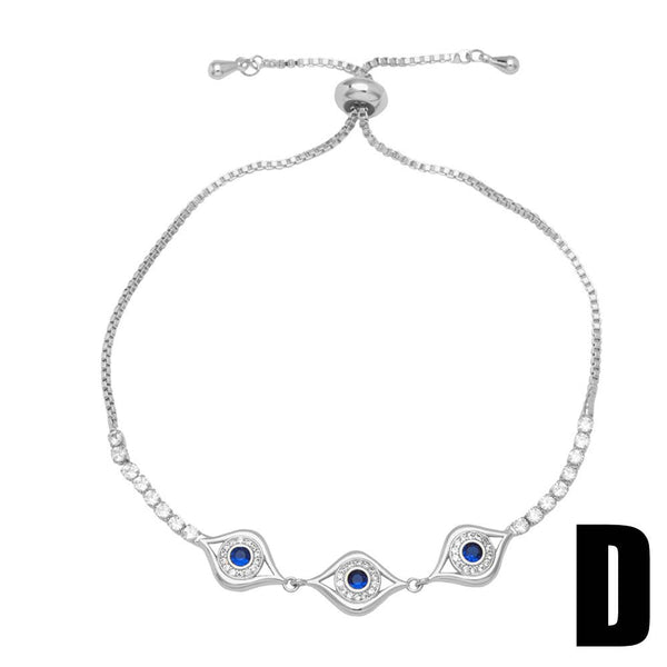 Evil Eye Lariat Bracelet