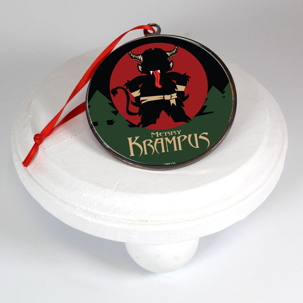 Dome Ornament Merry Krampus