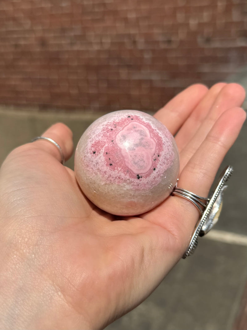 Rhodonite Sphere