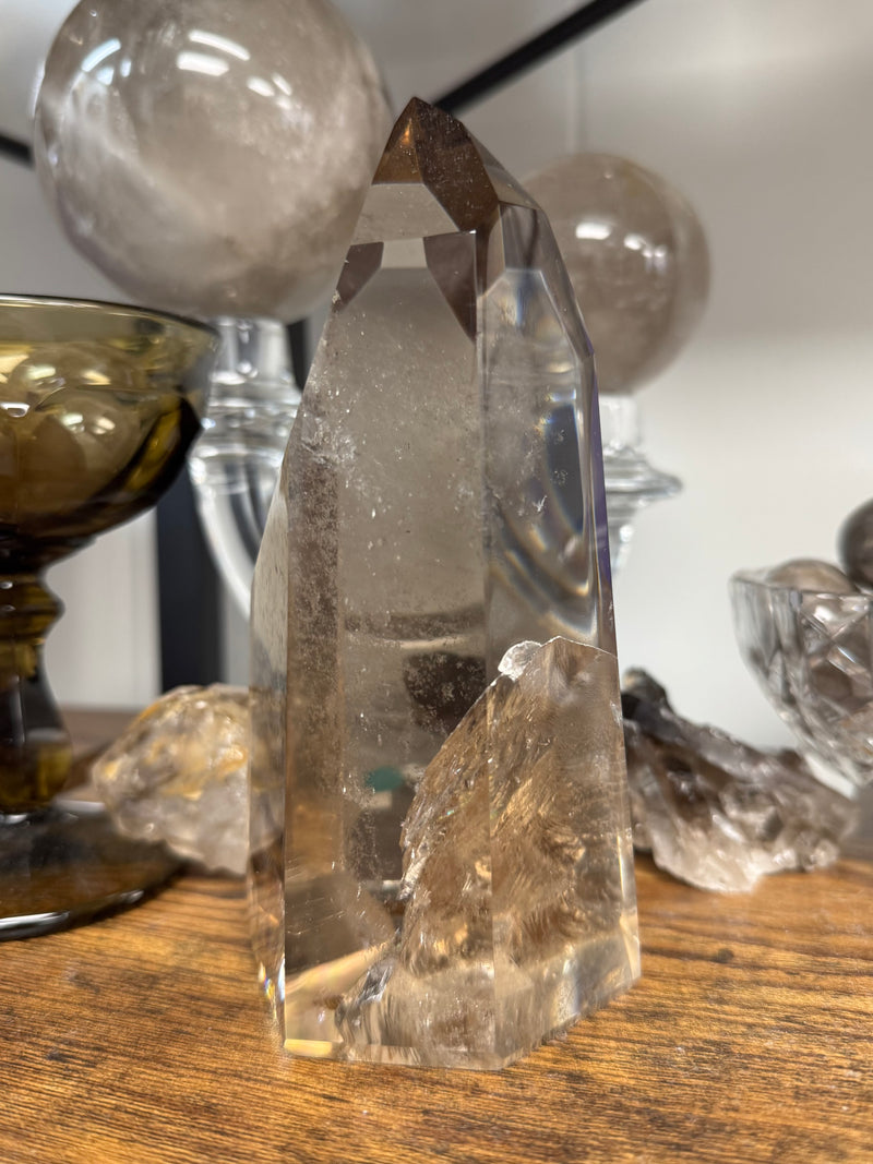 Smoky Quartz Crystal Tower