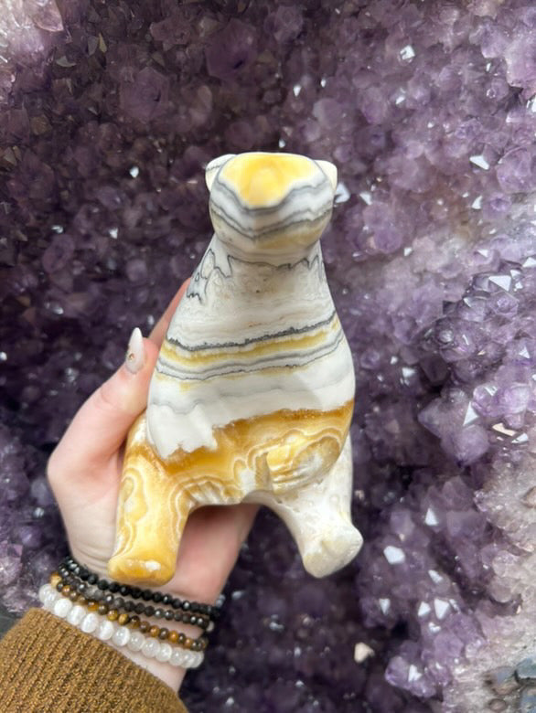 Zebra Calcite Bear