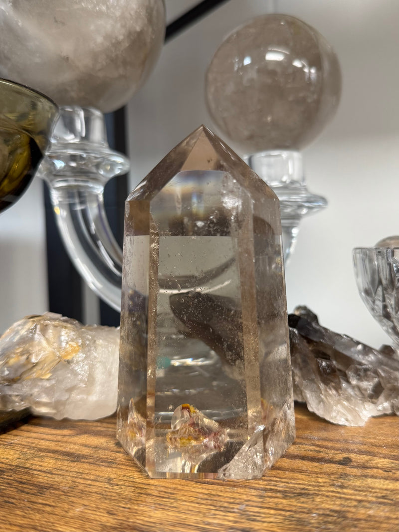 Smoky Quartz Crystal Tower