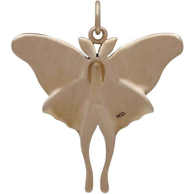 Bronze Luna Moth Pendant
