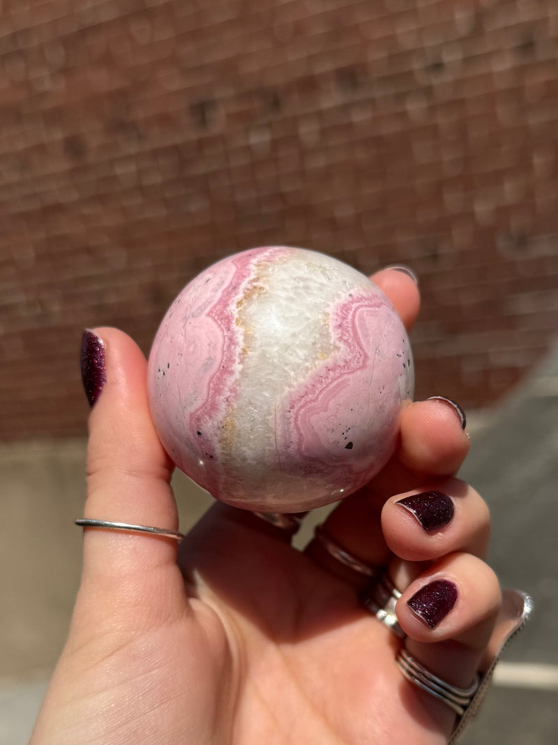 Rhodonite Sphere