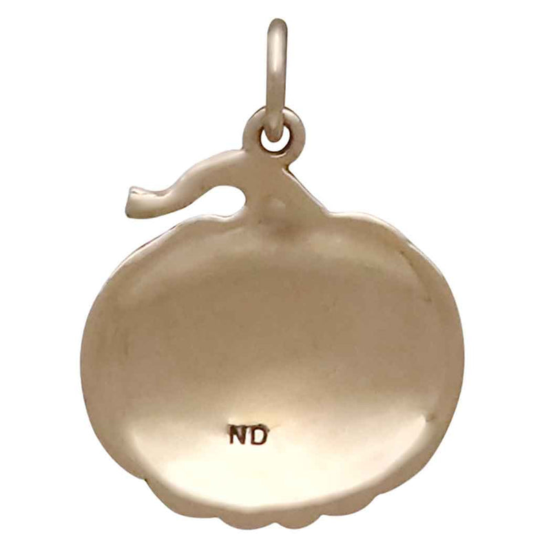 Bronze Jack o Lantern Charm