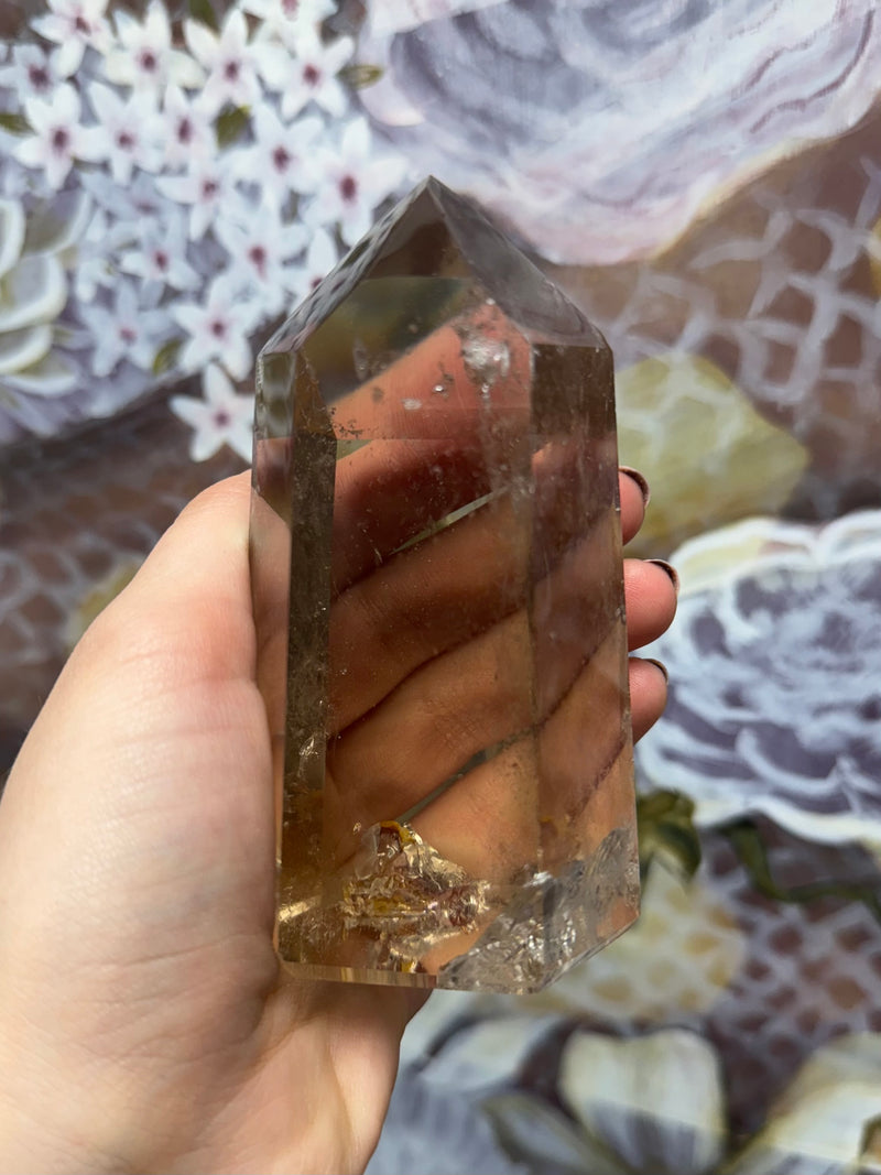 Smoky Quartz Crystal Tower