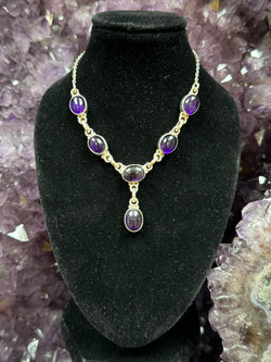 Amethyst Sterling Silver Necklace