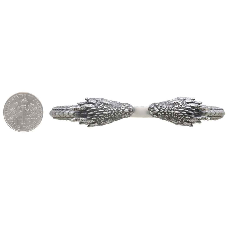 Sterling Silver Dragon Cuff Bracelet