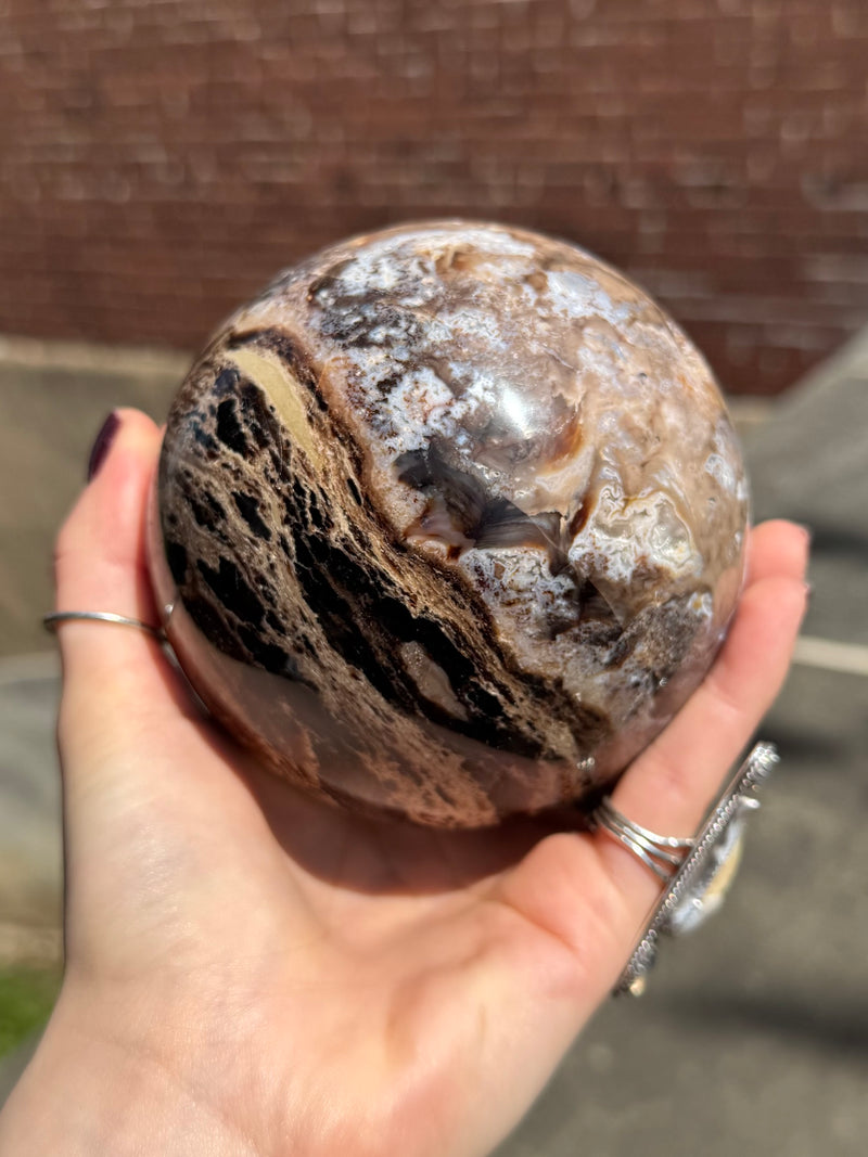 Black Opal Sphere